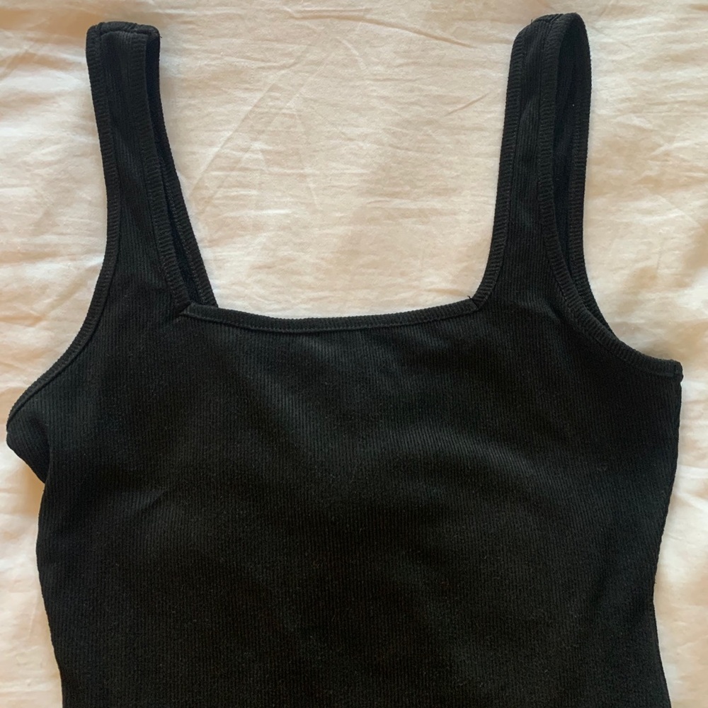 Like new, square neck bodysuit